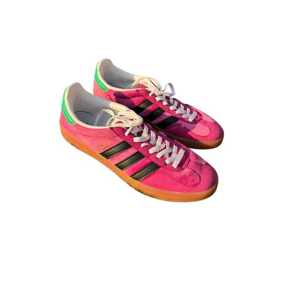 Gucci x adidas Gazelle Pink Velvet Sneakers Men’s 9.5 main image 15